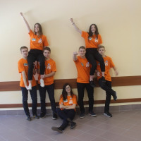 Команда ученического самоуправления гимназии на XII Фестивале МолодежиI